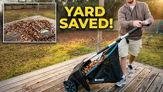 Взгляните на этот сборщик листьев и газонной травы GARDENA! | Ссылка в описании 👇