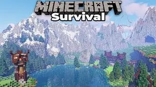 Building AWESOME mountains in Minecraft 1.14 Survival : Timelapse edition!