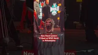 New Fiend Lantern & Mask at WWE World in Philadelphia #braywyatt #wwe #wrestling #wrestlemania