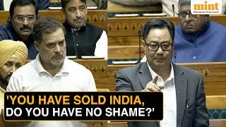 Rahul Gandhi vs Kiren Rijiju: Fierce Face-Off Erupts In Parliament Over 'Modi Sold India' Remark