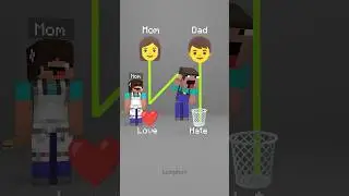 (17 тёмный - Прости, Noob) Дома или идти в школу #Shorts #luanphan