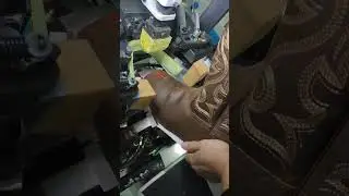 Nine pincers toe lasting machine with automatic glue, and good price. #Shoe machine # shoe factory