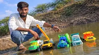 Bacho Ke Liye Sabse Best Truck Toys &ndash; Real Test Video | Kids Toy Video Truck Cartoon Train Cartoon