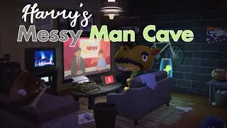 Harry's Messy Man Cave | Animal Crossing - Happy Home Paradise