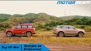 Mahindra Scorpio vs Ford Endeavour - Tug Of War | MotorBeam हिंदी