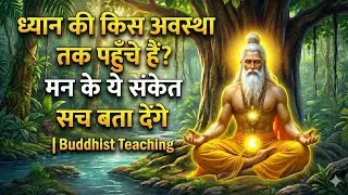 ✅आप ध्यान की किस अवस्था तक पहुँचे हैं? मन के ये संकेत सच बता देंगे🧘 Buddhist Teaching #meditation