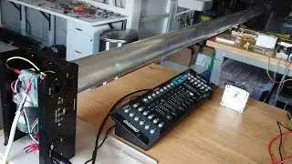 DC motor speed and position control with DMX