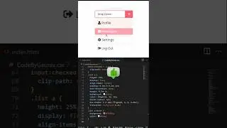 🔽 Dropdown Menu using HTML & CSS | No JavaScript #webdevelopment #coding #htmlcss #shorts