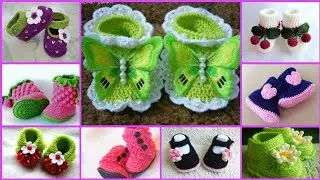 Crochet shoes for kids|kid's crochet boot design| Winter shoes|Little girls crochet shoes design2025