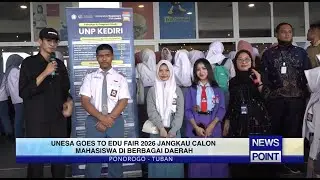 UNESA GOES TO EDU FAIR 2026 JANGKAU CALON MAHASISWA DI BERBAGAI DAERAH - NEWSPOINT