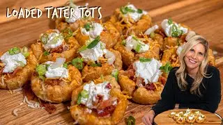 Crispy, Cheesy, Loaded Tater Tots Crave Worthy in 20 Minutes!