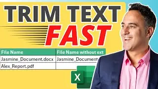 Microsoft Excel Tips to Remove a Character from String (Left or Right)