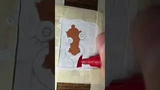 Drawing Queenie from TADC on a queen card #art #poscamarkers #posca