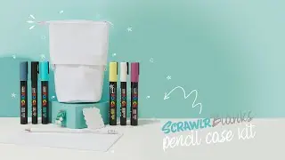 Customising A Pencil Case With Posca Pens! Using The ScrawlrBlanks PencilCase Kit