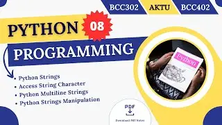 Python Strings | Access String Character | Python Multiline Strings | Python Strings Manipulation