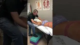 IASTM technique for a hamstring strain.
