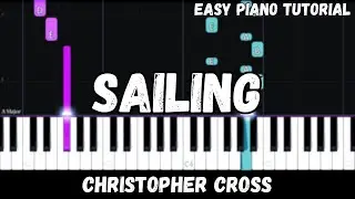 Christopher Cross - Sailing (Easy Piano Tutorial)