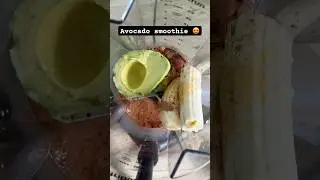 🥑Busy Mornings Healthy Avocado smoothie ❤️. #breakfast #food #recipe