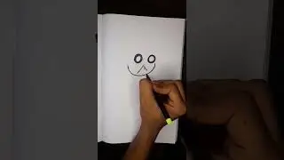 scary and simple drawing  #easyart #art #easydrawing