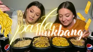 PASTA MUKBANG!! (asmr) (skoja)