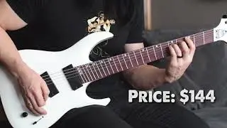 Playing the Cheapest Fanned Fret guitar - Quick Test