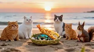 A Day with Daddy Cat: Beachcombing for Crabs & Chinese Pottery 🦀🏺
