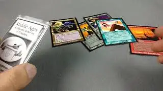 Magic The Gathering Oddity Middle Ages Stickers Pack Opening 93 - 94