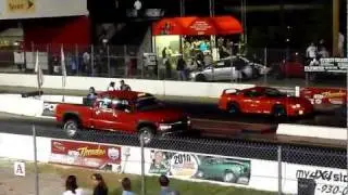 chevrolet duramax runs a 10 second quarter mile at rocky mountain raceway july 29. 2011