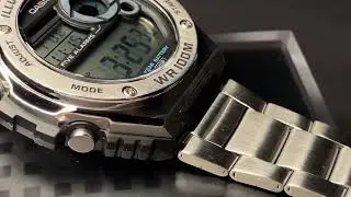 Casio MWD-100HD-1A: Обзор &laquo;Цифрового Танка&raquo; на Стальном Браслете!