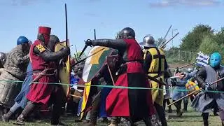 The BATTLE of Evesham Medieval Festival 2025