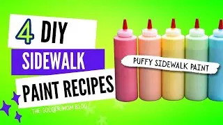 4 DIY Outdoor Paint Recipes (to keep kids busy all summer!)