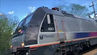 NJ Transit ALP-46A 4661 with Awesome Horn and Train 6431 at Lyons Station 4-30-2021