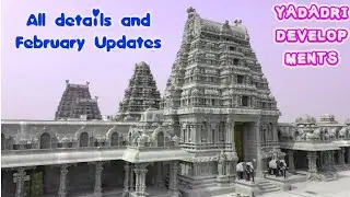 YADAGIRIGUTTA TEMPLE|FEBRUARY|2022|YADADRI DEVELOPMENT|LATEST VIDEO|YADADRI TEMPLE|UPDATE|TEMPLE OPE
