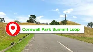 Virtual Running Video for Treadmill - Urban Farm, Mountain - Cornwall Park Summit Loop - 20 minutes