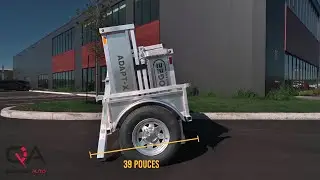 Remorque pliable&nbsp;: &Eacute;conomiser de l'espace &agrave; L'INT&Eacute;RIEUR de votre garage!