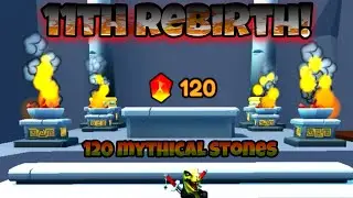 I DID MY 11TH REBIRTH WITH 120 MYTHICAL STONES😱 | ROBLOX Collect All Pets!