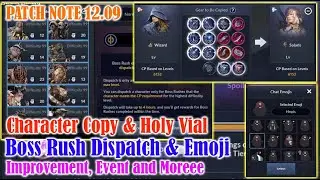 [PATCH NOTE] Character Copy, Holy Vial, Boss Rush Dispatch, Emoji and More ! - Black Desert Mobile