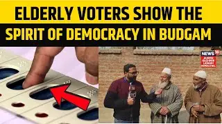 Budgam By Election: Elderly Voters Show the Spirit of Democracy | Jammu Kashmir By Polls | N18V