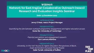 neaco Research and Evaluation Insights Seminar