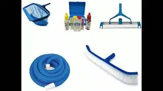 WATERTECH SYSTEMS Swimming Pools Skimmer Net, Rake Leaf Mesh, Bag Net, Cleaning Brush, Vacuum Hose,