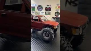AMT Toyota body sitting on @mazzdesigns6929 Cheat Code V2.  #scx24 #mazzdesigns #flubrc #nsdrc
