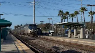 Amtrak p42 78 visits the Surfline!