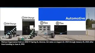 how Walmart Supercenter will look like on 2050 W Spring St, Monroe, GA when time travel comes