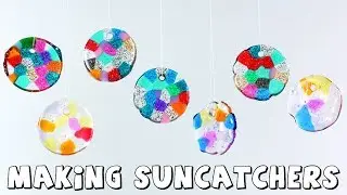 How to Make Suncatchers! Easy DIY Crafts for Kids and People of All Ages | DCTC Amy Jo