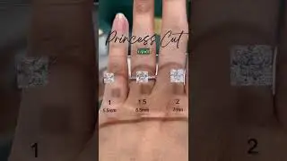 Princess Cut Diamond Carat Guide 💎