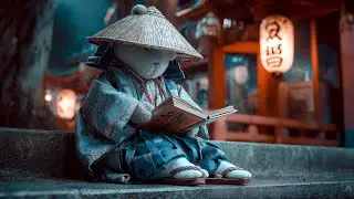 Samurai Lofi – Night Focus Beats ⚔️🐻 | Japanese Chill Music for Study & Work