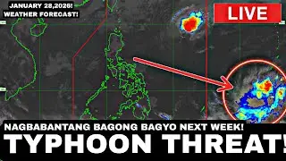 JANUARY 28,2029! Typhoon Threat! PANGALAWANG BAGYO NAKITA! Nagbabanta Mabuo sa 1st Week of Feb!