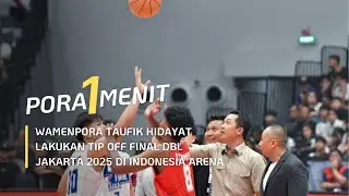 Wamenpora Taufik Hidayat Lakukan Tip Off Final DBL Jakarta 2025 di Indonesia Arena