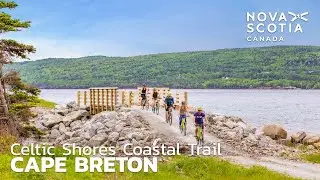 Cycling in Nova Scotia - Celtic Shores Coastal Trail in Cape Breton