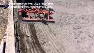 Lyndon Arena Groomer 2016   High edge maintenance